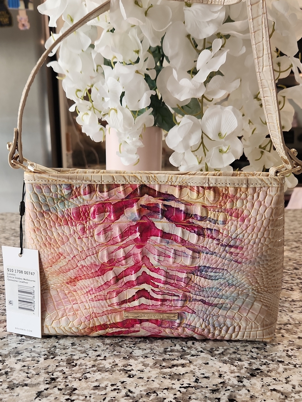 New With Tags Brahmin Lorelai Entice Ombre Melbourne bag - Picture 8 of 10